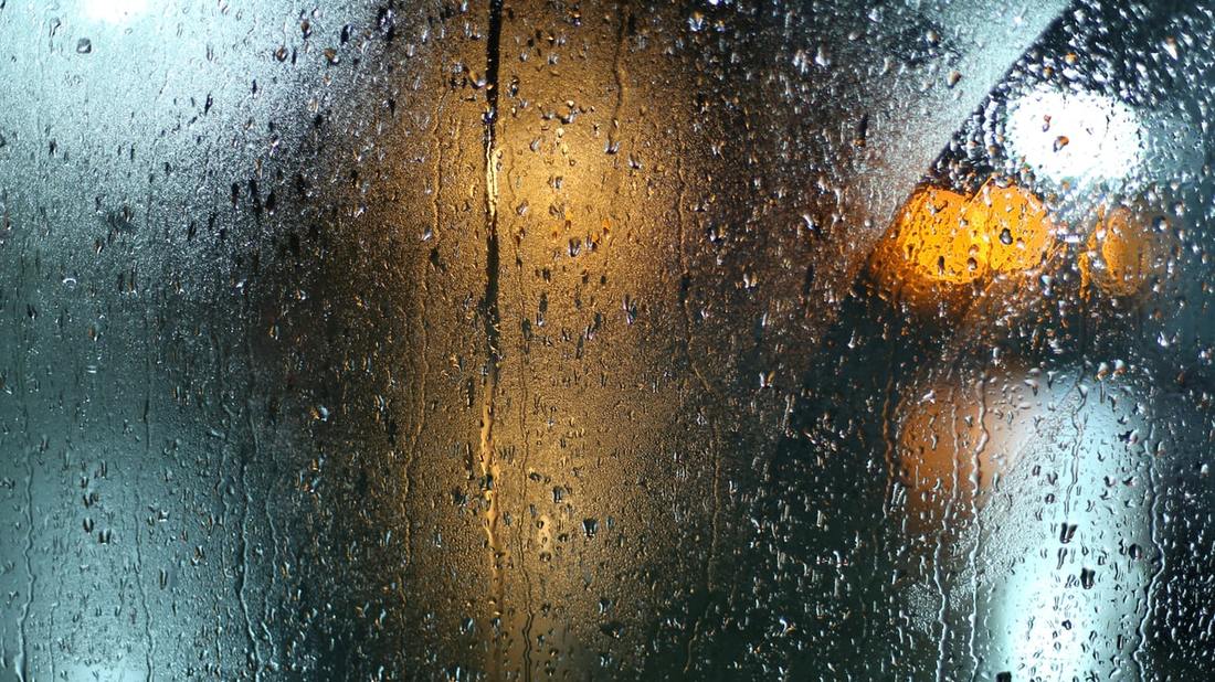 "THE FIRST DOWNPOUR IN MONTHS"