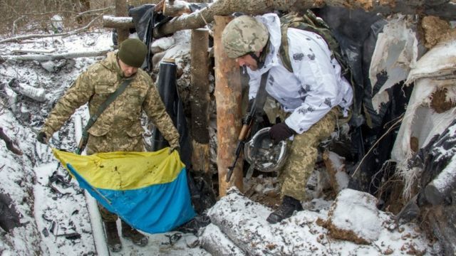 Он и вьюга.